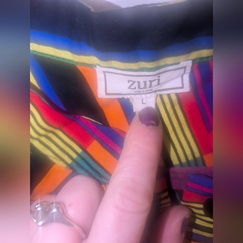 Zuri Chromatic East African Kitenge Dress - Picture 2 of 4
